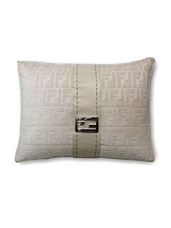 fendi leather pillow|fendi casa brand.